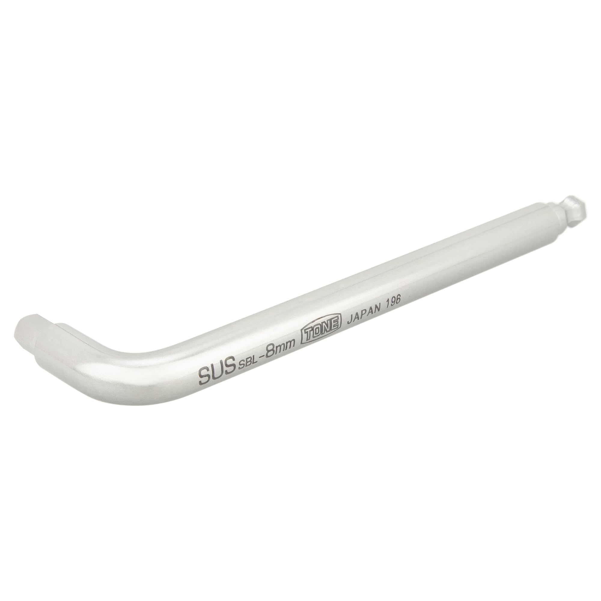 토네 SBL-08 8mm SUS 롱 볼포인트 L형 렌치 이미지 2