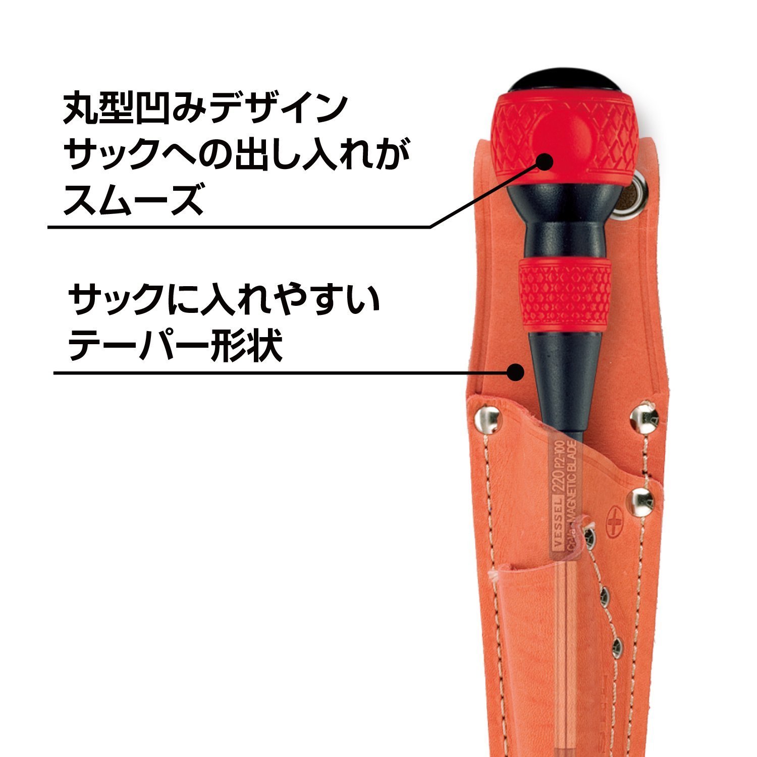 베셀 볼그립 드라이버 No.220 십자 2x100mm 3개입 이미지 4