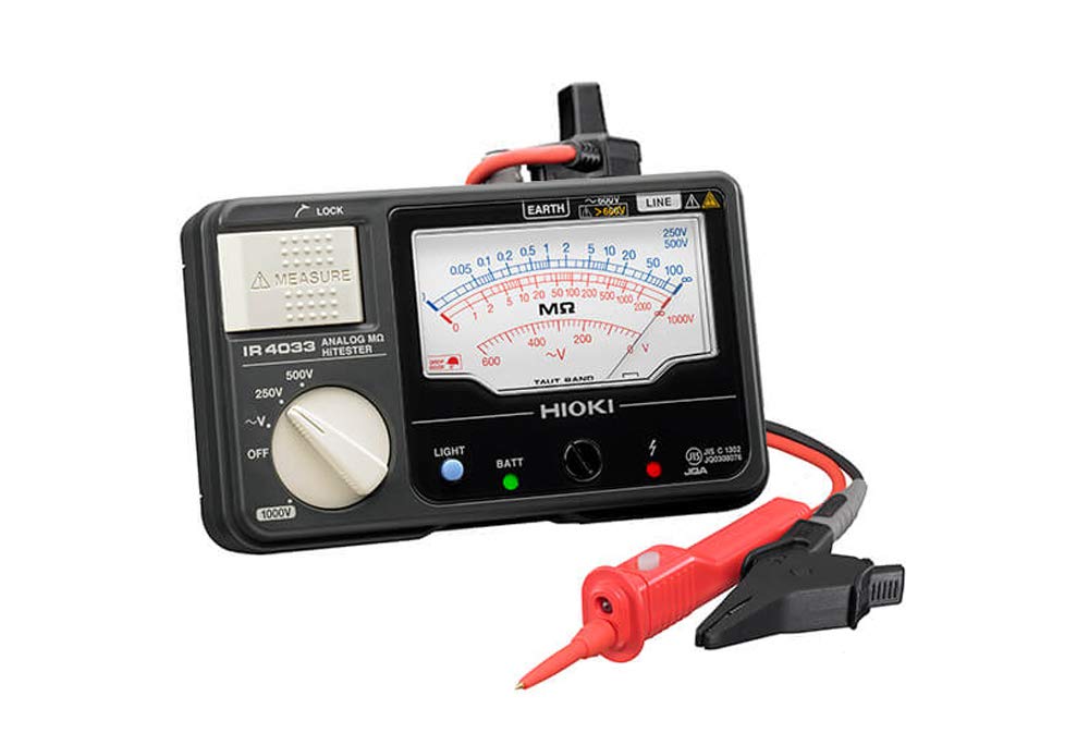 하이오키 IR4033-11 250V-1000V 절연저항계 3레인지 스위치리드세트