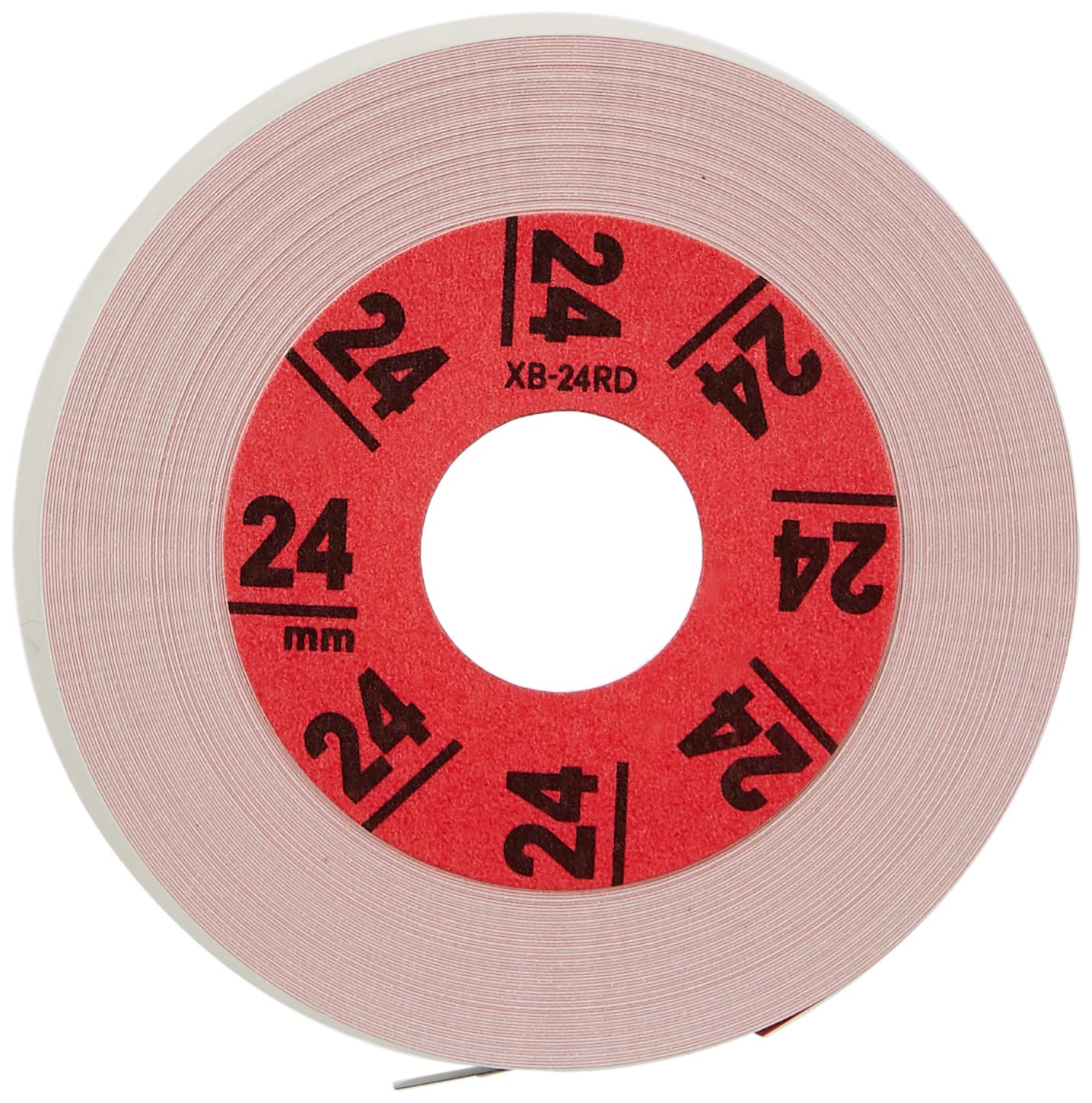 카시오 라테코 레드 24mm XB-24RD 라벨테이프 이미지 2