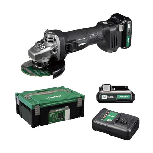 하이코키 G1210DA 10.8V 충전식 디스크 그라인더 100mm 스트롱블랙 배터리2개 이미지 1