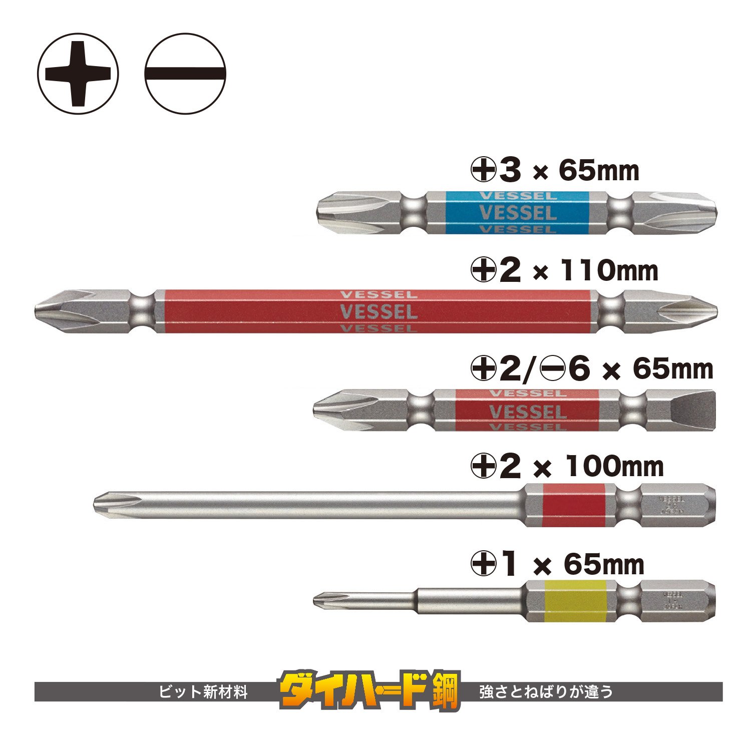 베셀 고사이 비트 GS5P-01 5개 세트 혼합형 이미지 2