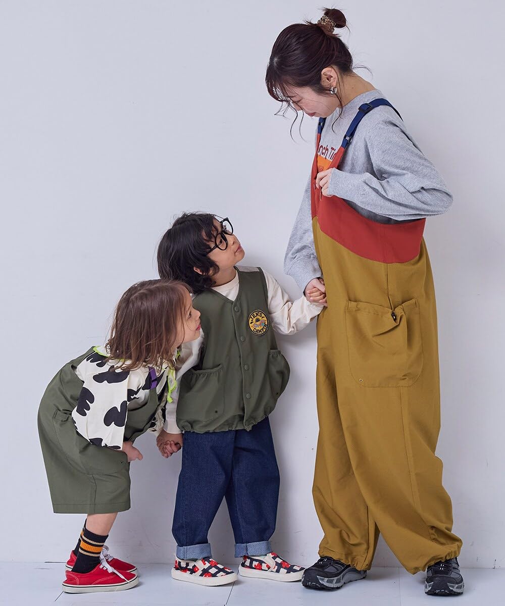 마키즈 캠프 멜빵바지 F56 머스타드 크레이지 LL(150) 이미지 8
