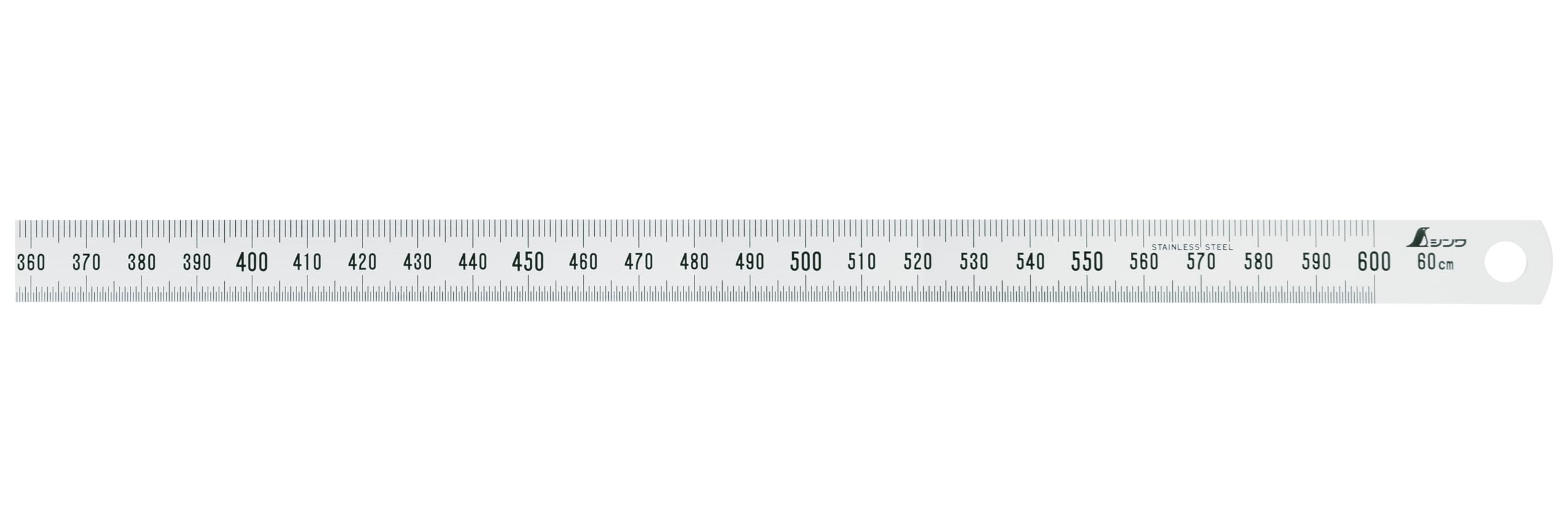 신와 세폭 직자 실버 19027 60cm JCSS 교정 증명서 포함