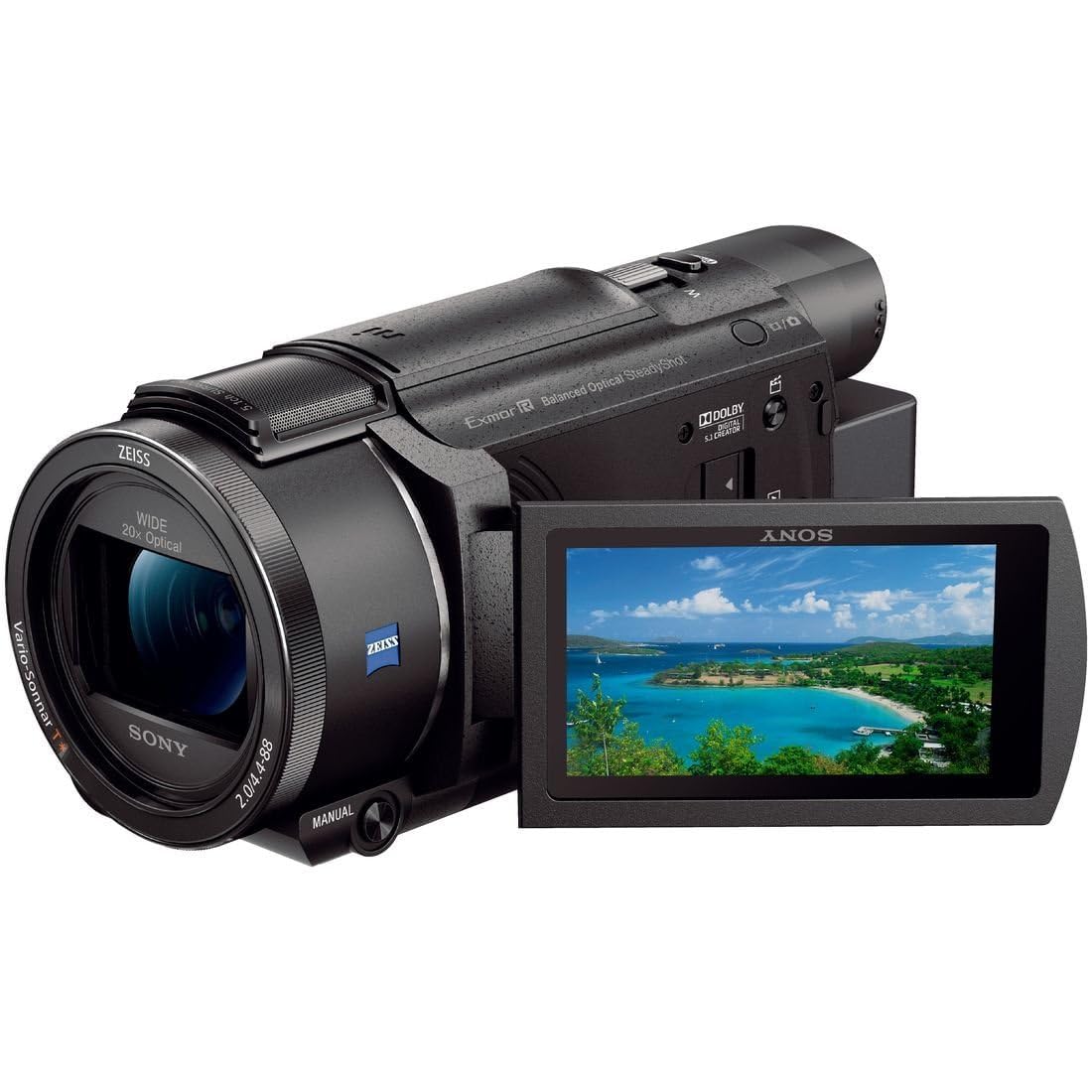 [중고] 소니 핸디캠 블랙 FDR-AX60 64GB 4K 캠코더