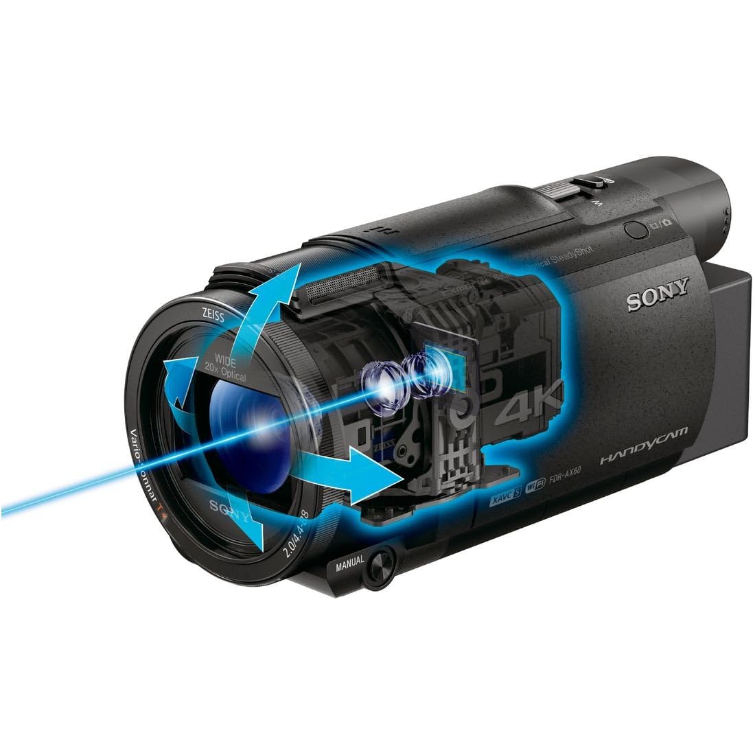 [중고] 소니 핸디캠 블랙 FDR-AX60 64GB 4K 캠코더 이미지 22