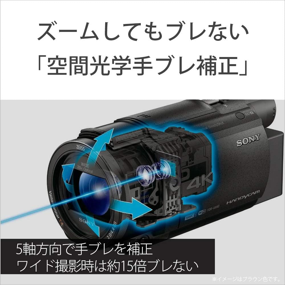 [중고] 소니 핸디캠 블랙 FDR-AX60 64GB 4K 캠코더 이미지 9