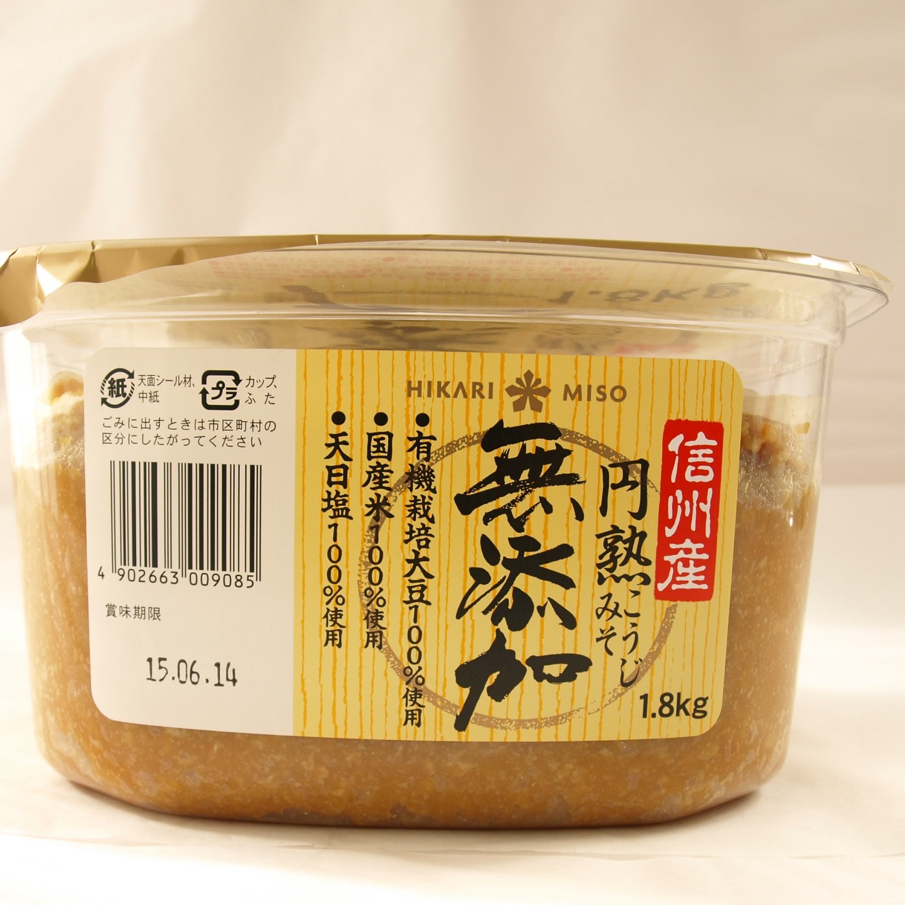 히카리미소 엔주쿠 코지 된장 무첨가 1.8kg 4개입 이미지 5