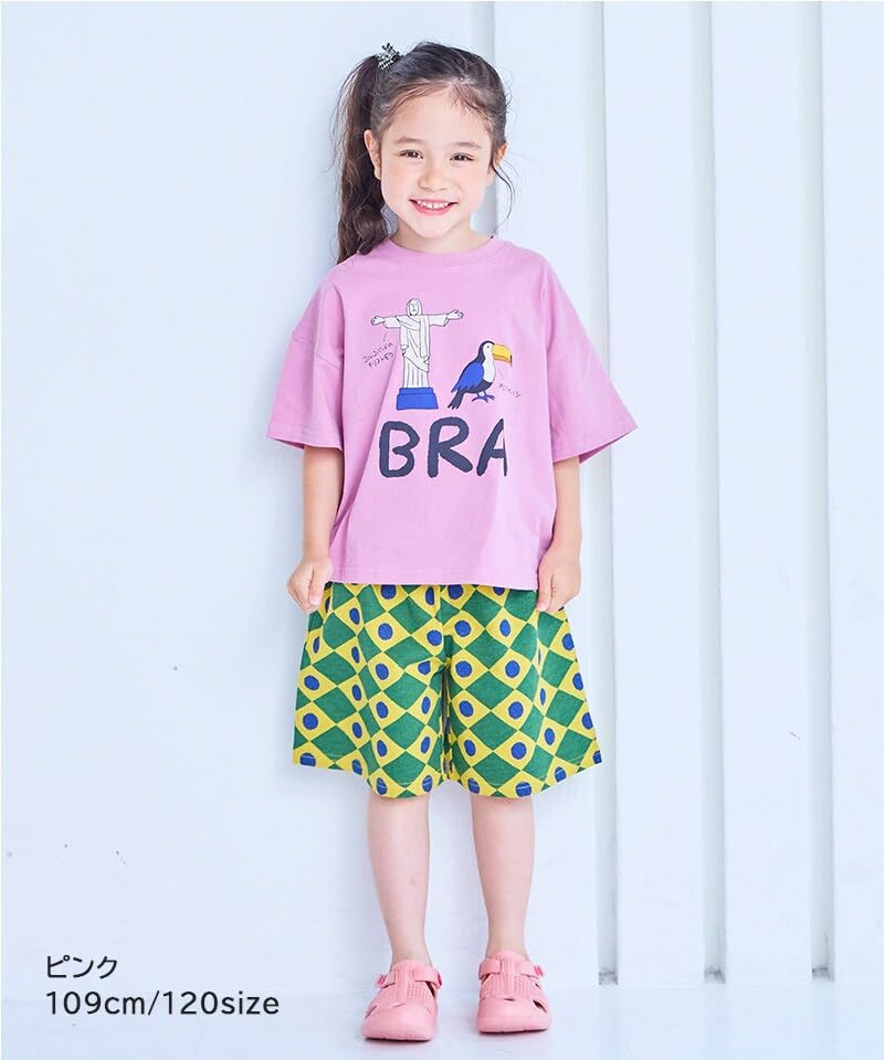 마키즈 파파트 월드 셋업 반팔 티셔츠 반바지 상하복 세트 라이트블루 80 이미지 7