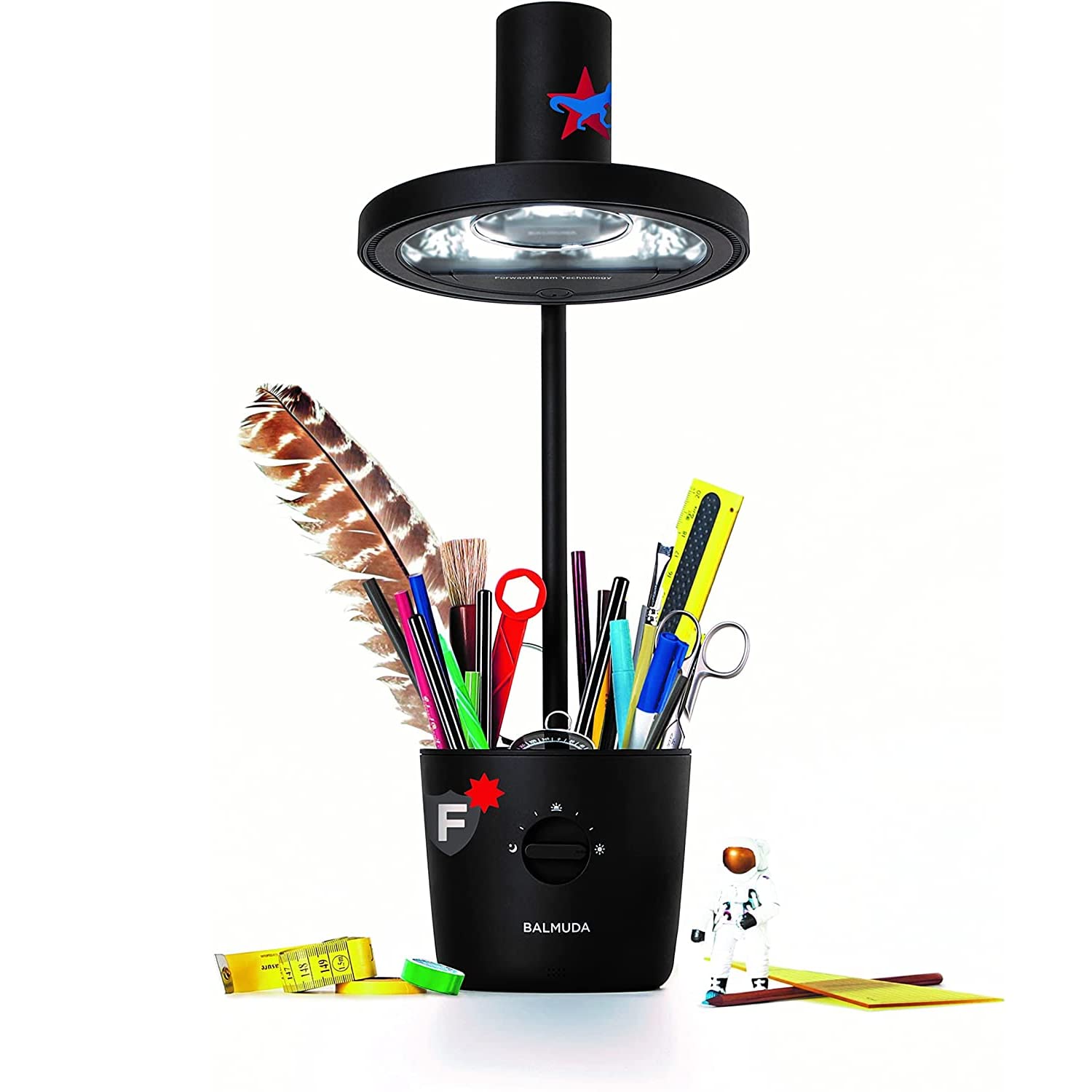 발뮤다 L03A-BK 태양광 LED 스탠드 블랙