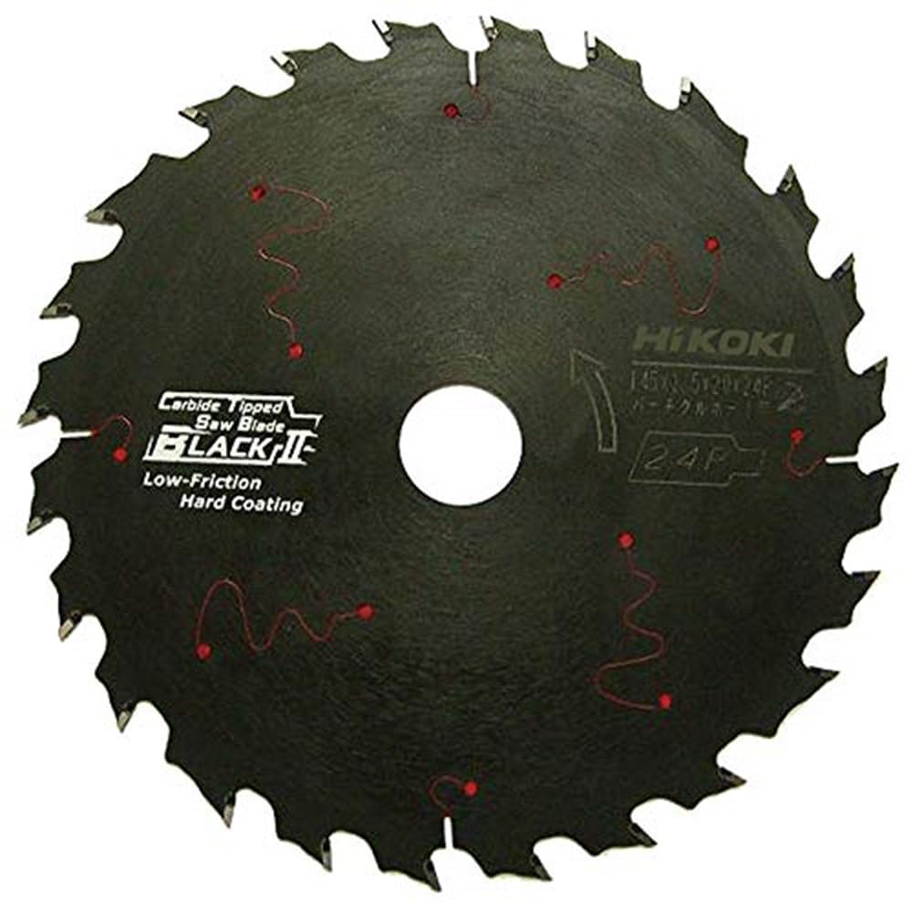 하이코키 블랙II 145mm 0033-6328 24날 파티클보드용 칩소