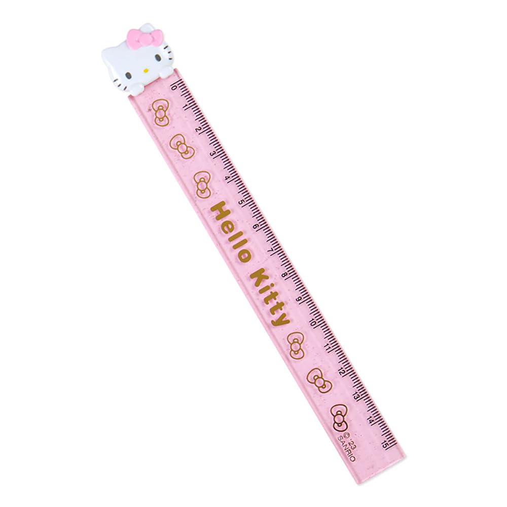 산리오 헬로키티 502553 15cm 자 캐릭터 학습용 문구