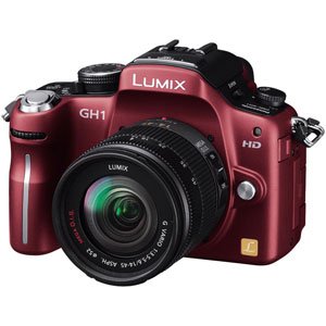 [중고] 파나소닉 GH1 컴포트 레드 DMC-GH1A-R 미러리스 카메라 렌즈킷