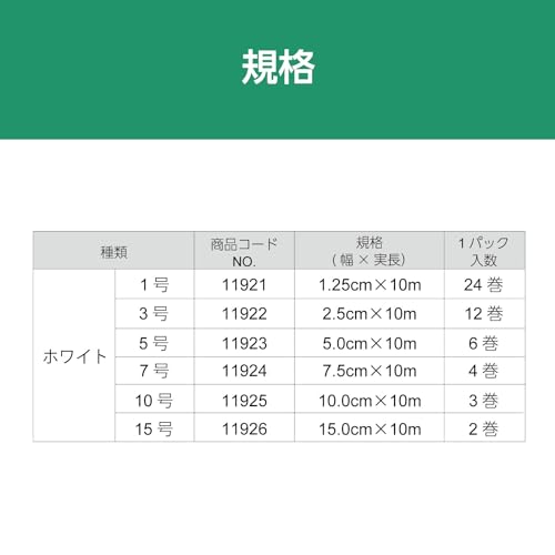 알케어 실키포어 11923 5호 50mm 10m 부직포 테이프 6롤 이미지 5