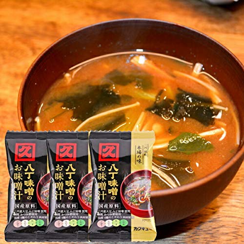 카쿠큐 핫쵸미소 된장국 동결건조 적된장 10g 10개입