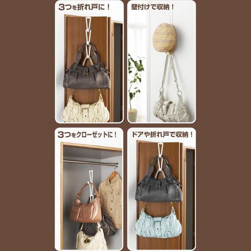 니토리 아콜 조인트 가방 걸이 화이트 6개입 8470454 이미지 5
