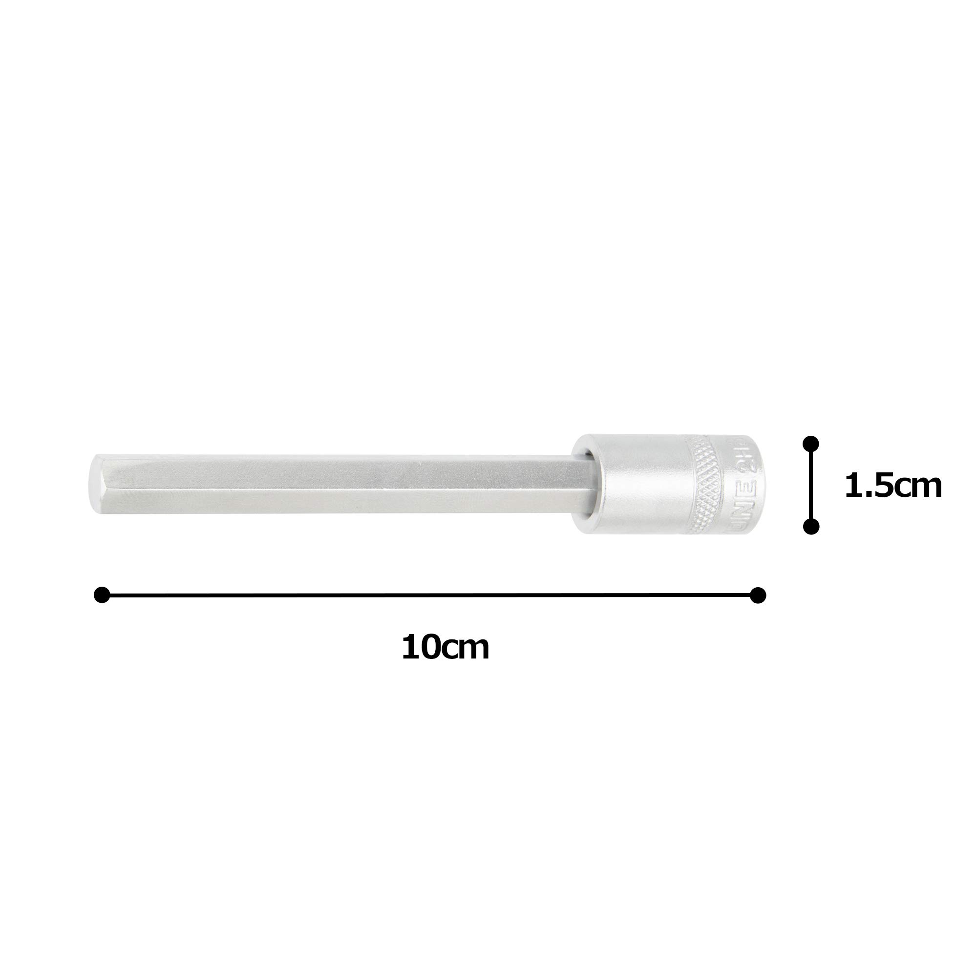 토네 2H-08L 8mm 롱 육각 소켓 6.35mm 이미지 5