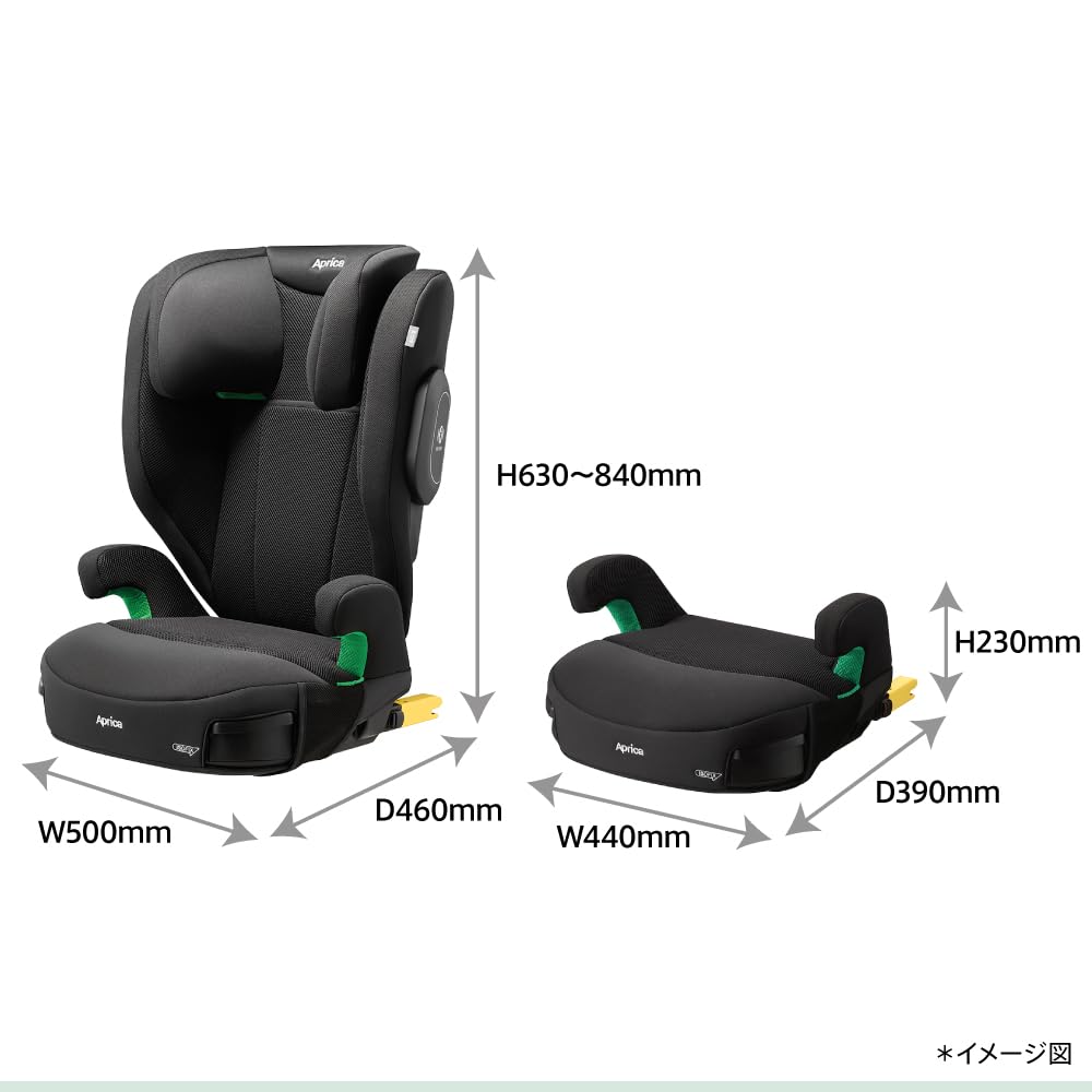 아프리카 라이드크루 2224702 ISOFIX 주니어 카시트 AC/블랙 이미지 3