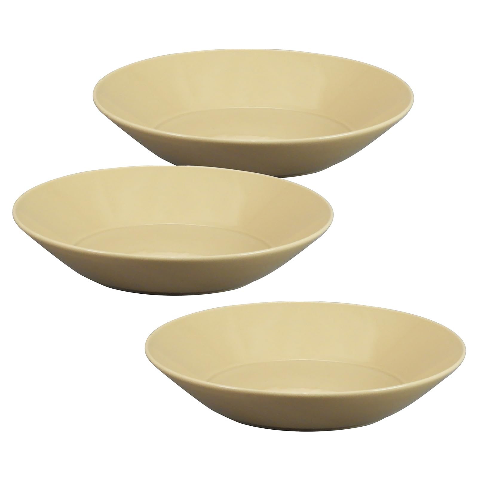 야마카 내추럴 다이닝 베이지 YMK124-355S 22cm 파스타볼 22cm 깊은 접시