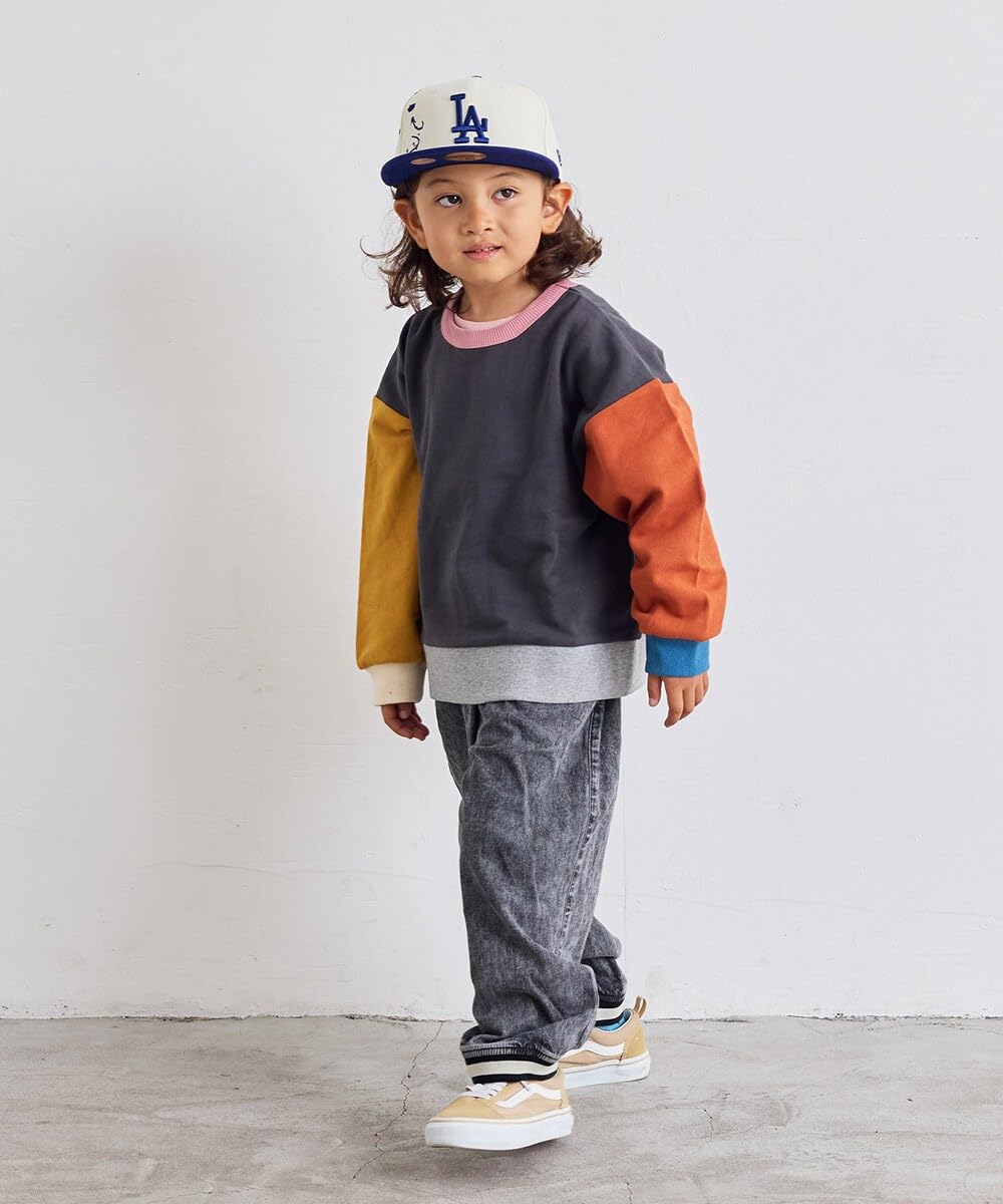 마키즈 라인 리브 데님 팬츠 Ｂ９０블랙 90 이미지 5