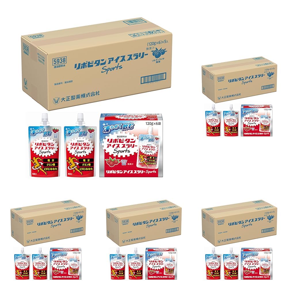 리포비탄 아이스슬러리 스포츠 솔티리치 120g 30개입 120g×30 (× 5)