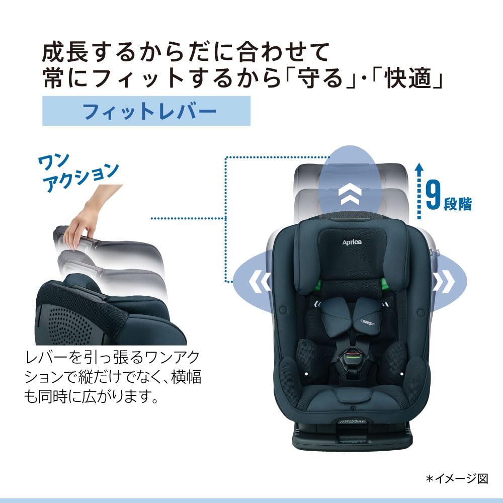 아프리카 폼핏 넥스트 스테라네이비 2195730 주니어 카시트 ISOFIX R129 이미지 3