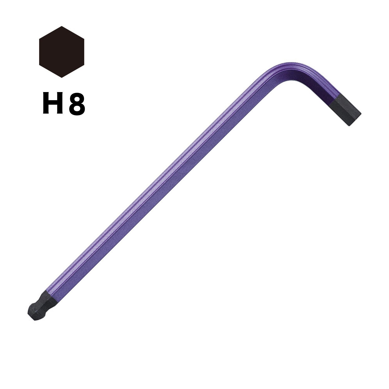베셀 레인볼 8mm 8900BP L형 육각렌치 이미지 2