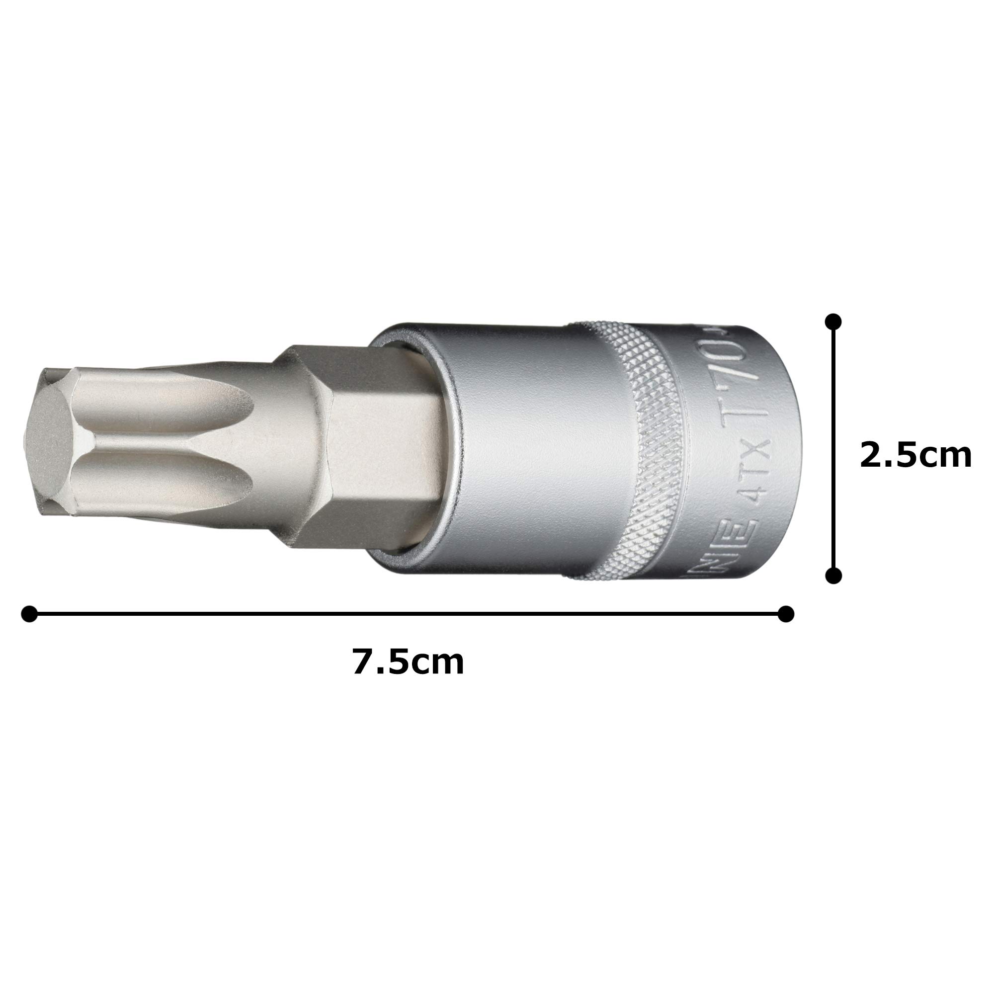 토네 HP4TX-T70 12.7mm 토르크스 소켓 강력형 T70 이미지 5
