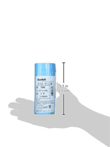 3M 스카치 유리용 마스킹테이프 79H 21mm 18M 6롤 이미지 3