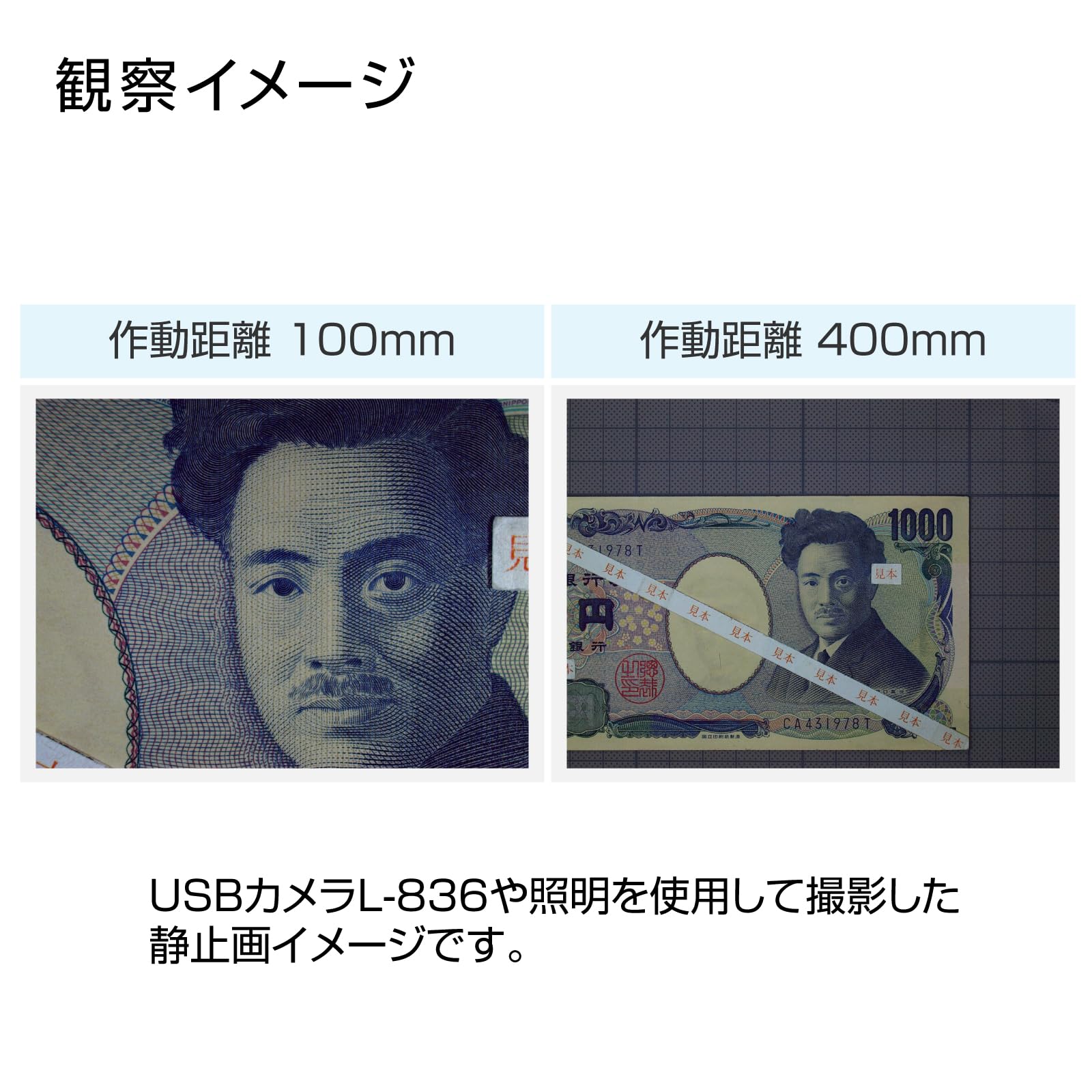호잔 L-600 시리즈 L-600-16 C마운트 작동거리 100mm-∞ 초점거리 16mm 이미지 2
