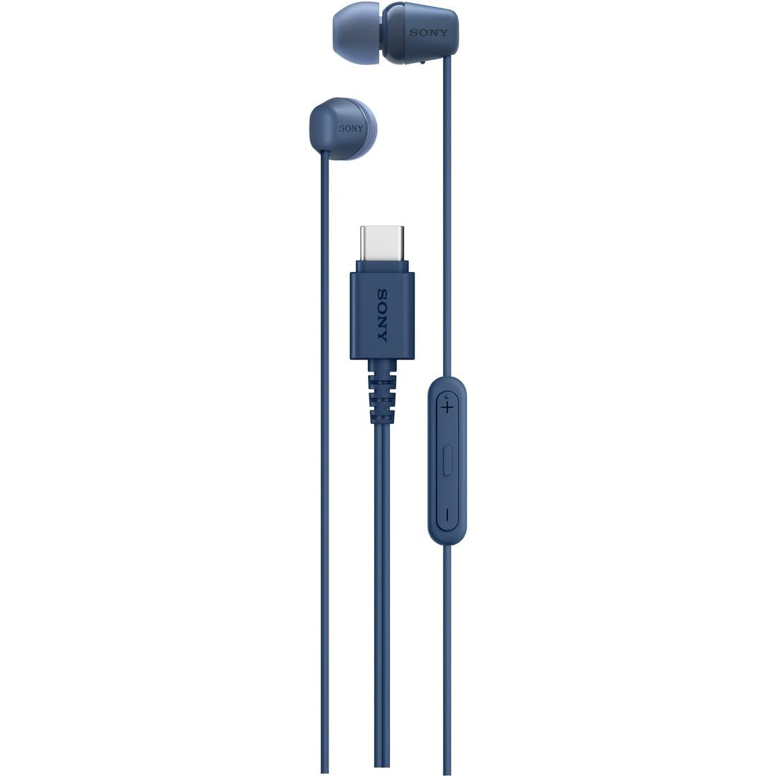 소니 IER-EX15C 블루 USB-C 유선 이어폰 마이크 내장 이미지 1