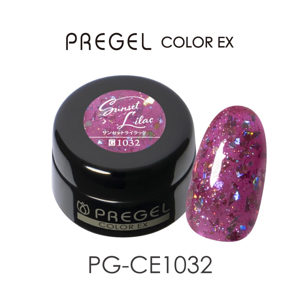 프리젤 컬러EX 썬셋라일락 PG-CE1032 3g 젤네일 이미지 2