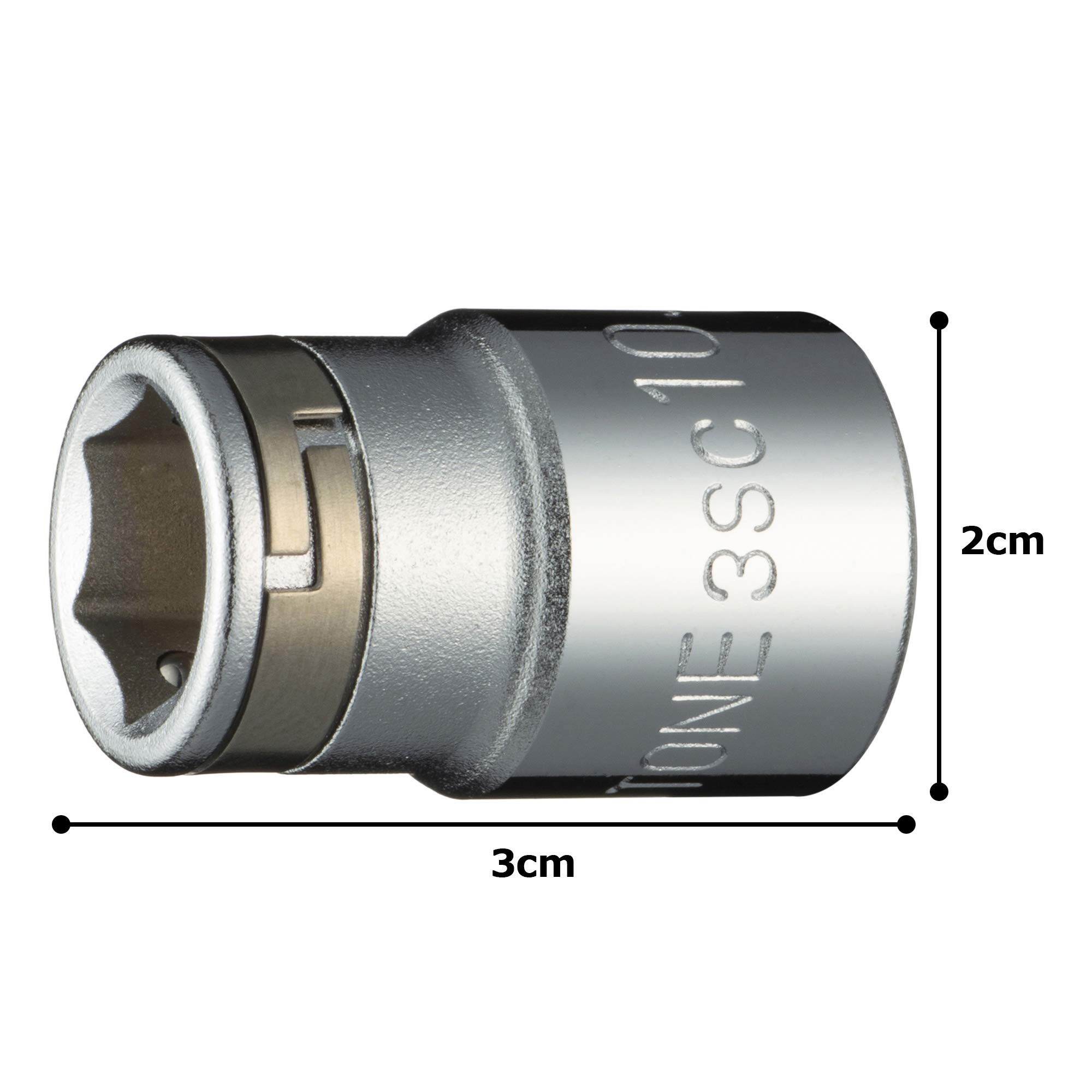 토네 HP3SC-10 10mm 너트캐치 소켓 9.5sq 이미지 5