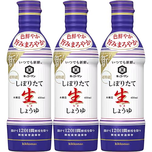 기꼬만 언제나신선 생간장 450ml 3개입