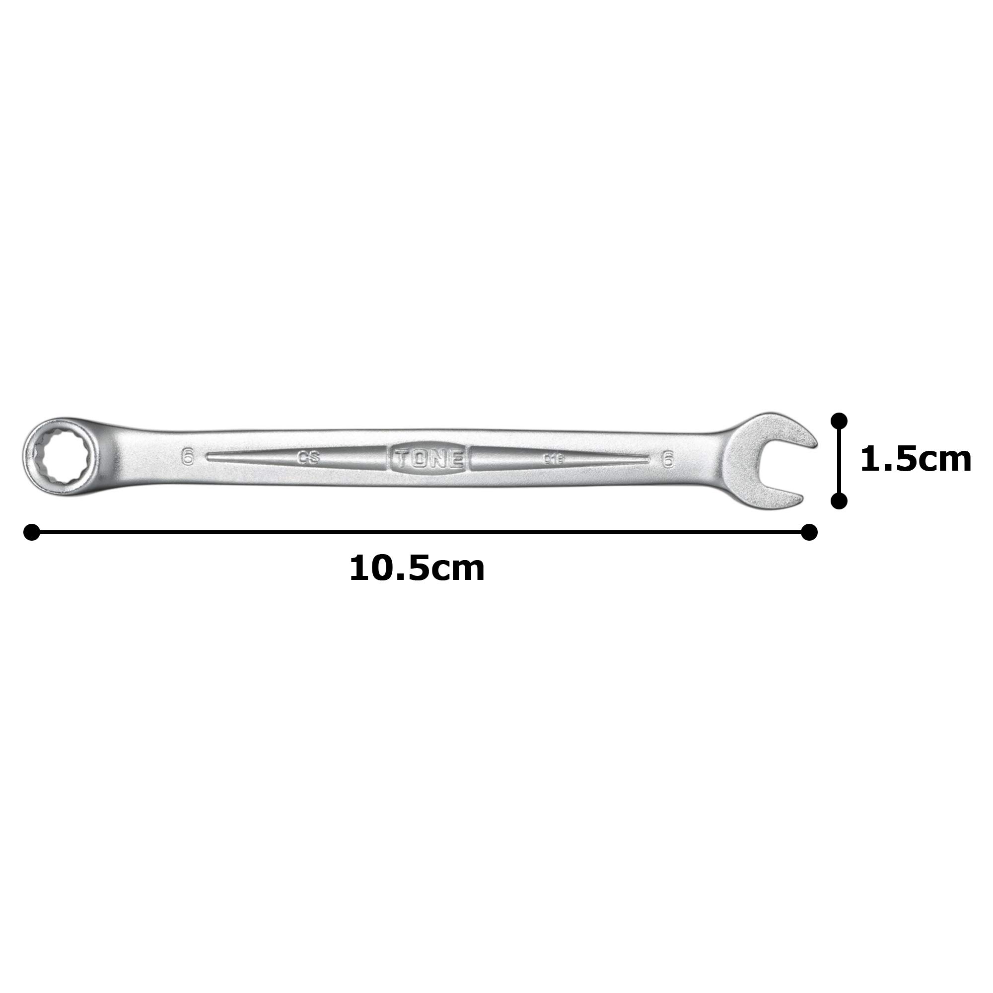 토네 CS-06 6mm 콤비네이션 렌치 이미지 5