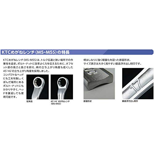 KTC M2714H 14mm 육각 옵셋 렌치 이미지 6