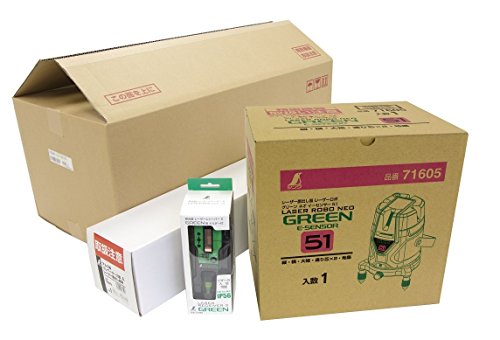 신와 레이저로보 Neo E Sensor 51 그린 레이저레벨기 71615 세트 이미지 2