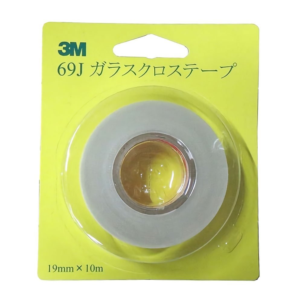 3M 69J 내열 유리섬유 절연 테이프 19mm 10m