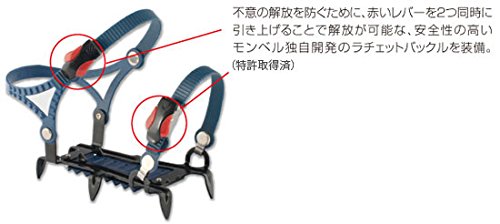 몽벨 스노우 스파이크 6 퀵핏 블랙 L 1129613 아이젠 이미지 3