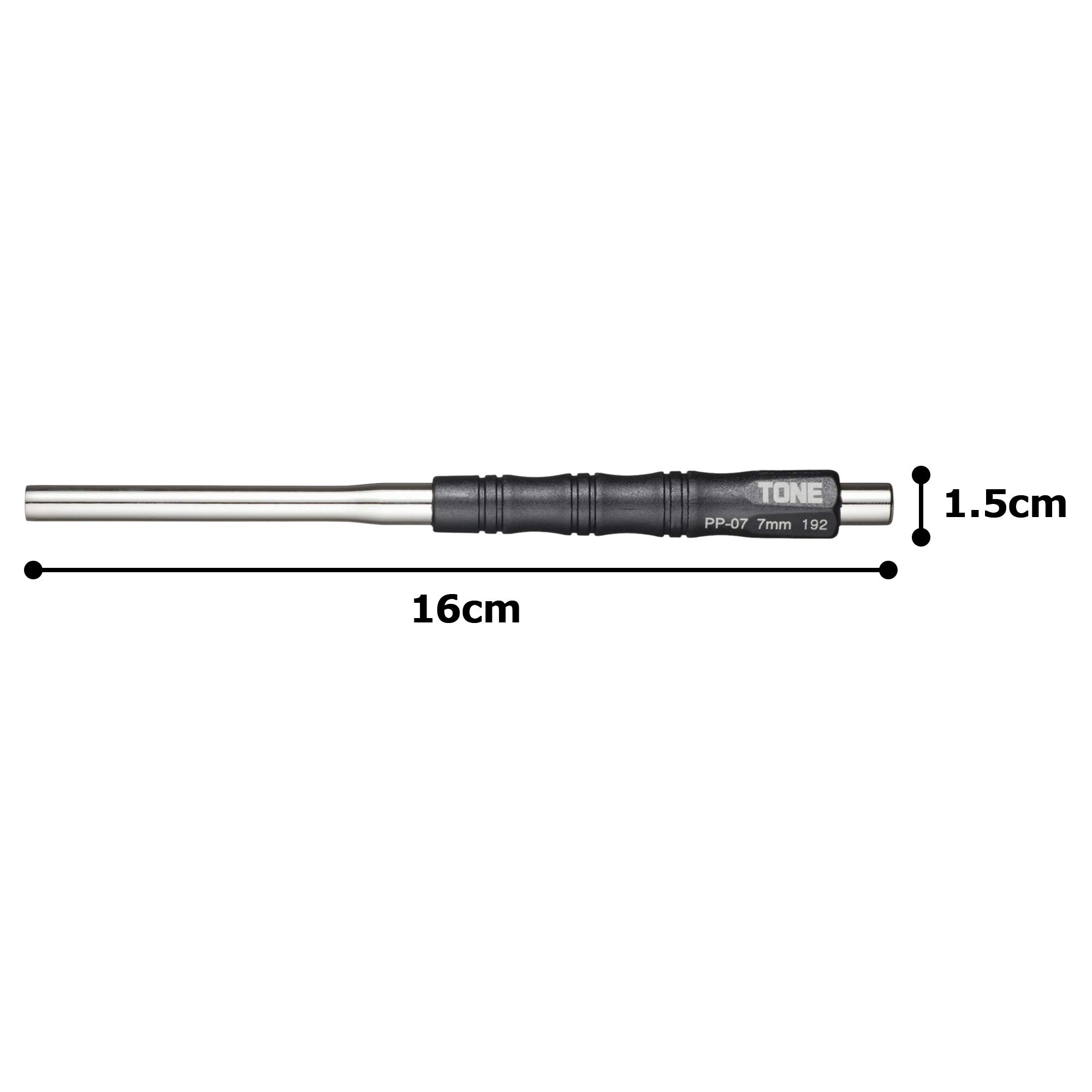 토네 PP-07 7mm 핀펀치 블랙 이미지 3