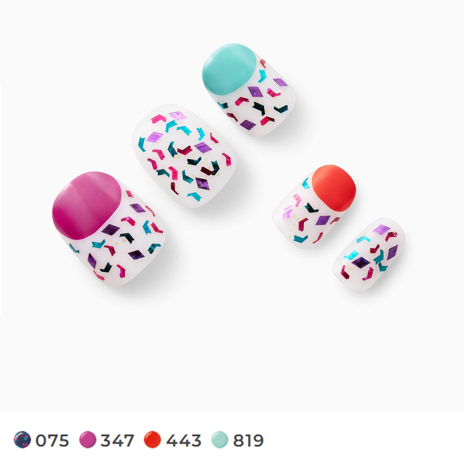 치후레 네일 에나멜 443 오렌지 매니큐어 속건 평붓 1개 (x 1) 이미지 6