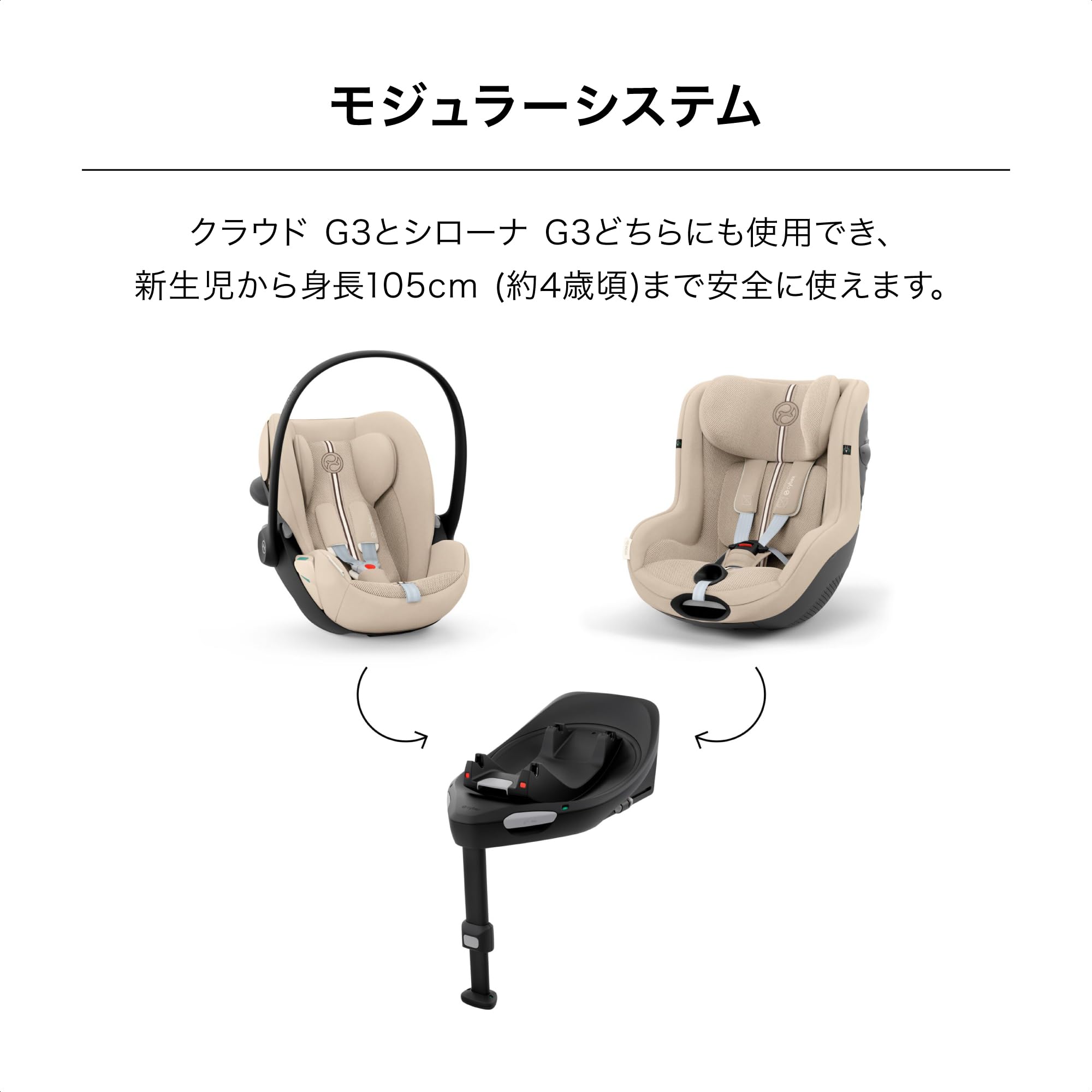 싸이벡스 베이스 G3 클라우드 시로나 ISOFIX 베이스 블랙 이미지 3