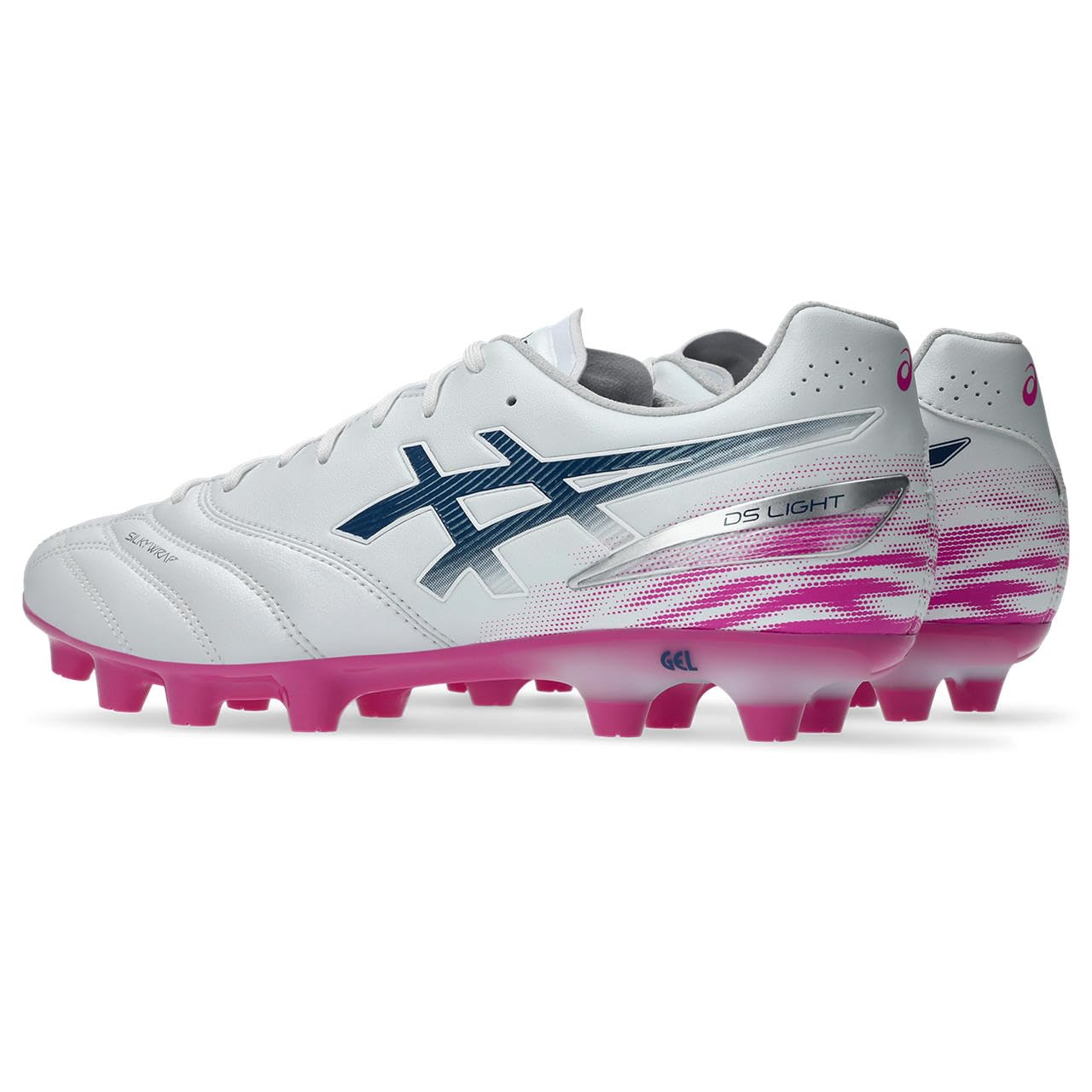아식스 축구화 DS LIGHT PRO 26.0 cm 2E 101(화이트/디지털 사쿠라) 이미지 2