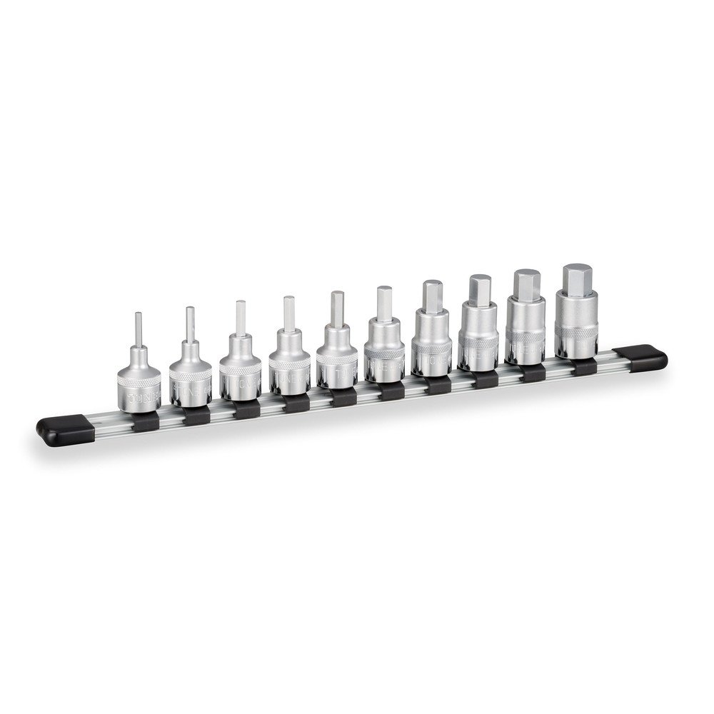 토네 HHB410 12.7mm 인치 육각 소켓 세트 홀더 포함 10점