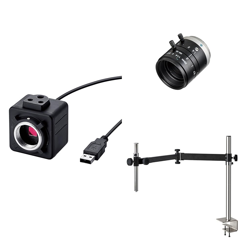 호잔 USB 연결 300만 화소 초점거리 25mm 작동거리 250mm-∞ 롱 암 클램프