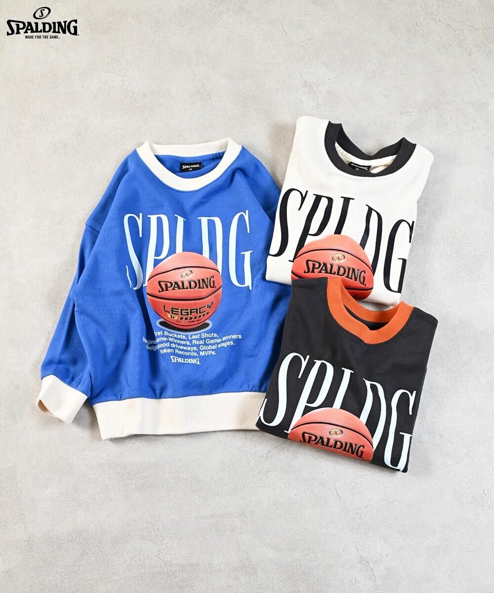 마키즈 스팔딩 맨투맨 별주 프린트 Ｃ２０블루 100 이미지 2