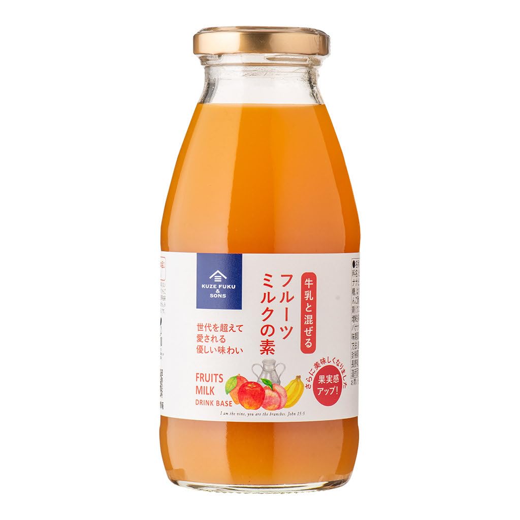 쿠제후쿠상점 과일 우유 베이스 290g 2개입