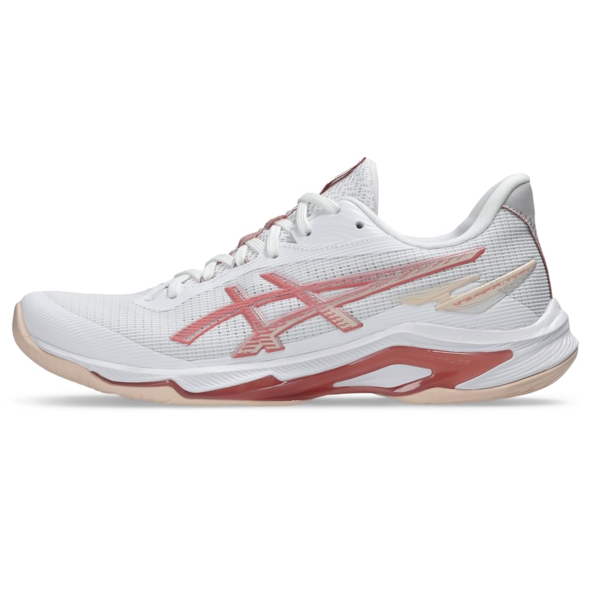 아식스 운동화 넷버너 발리스틱 FF 4 여성용 27.5 cm 화이트/로즈루즈 ASICS