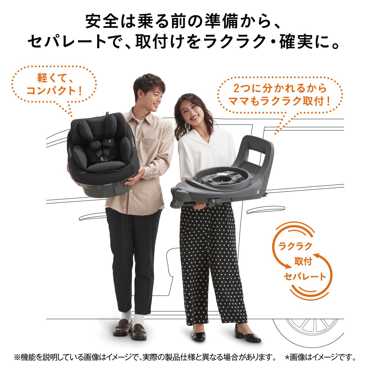 콤비 더에스 ISOFIX ZC-720 그레이 회전형 카시트 신생아용 단품 이미지 4