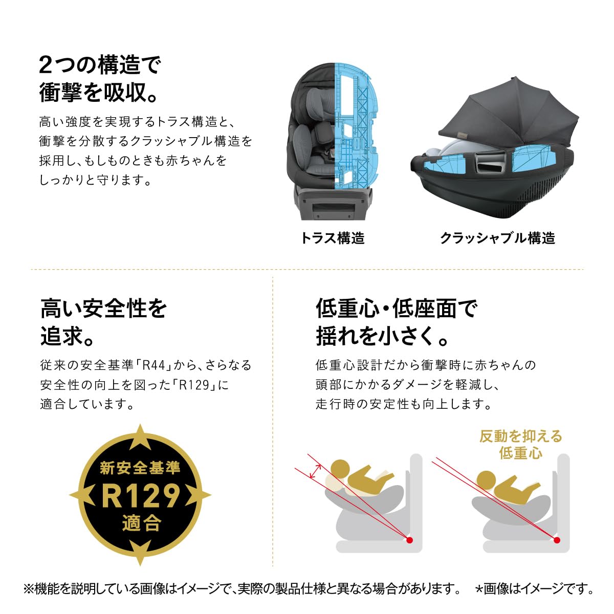 콤비 더에스 ISOFIX ZC-720 그레이 회전형 카시트 신생아용 단품 이미지 10